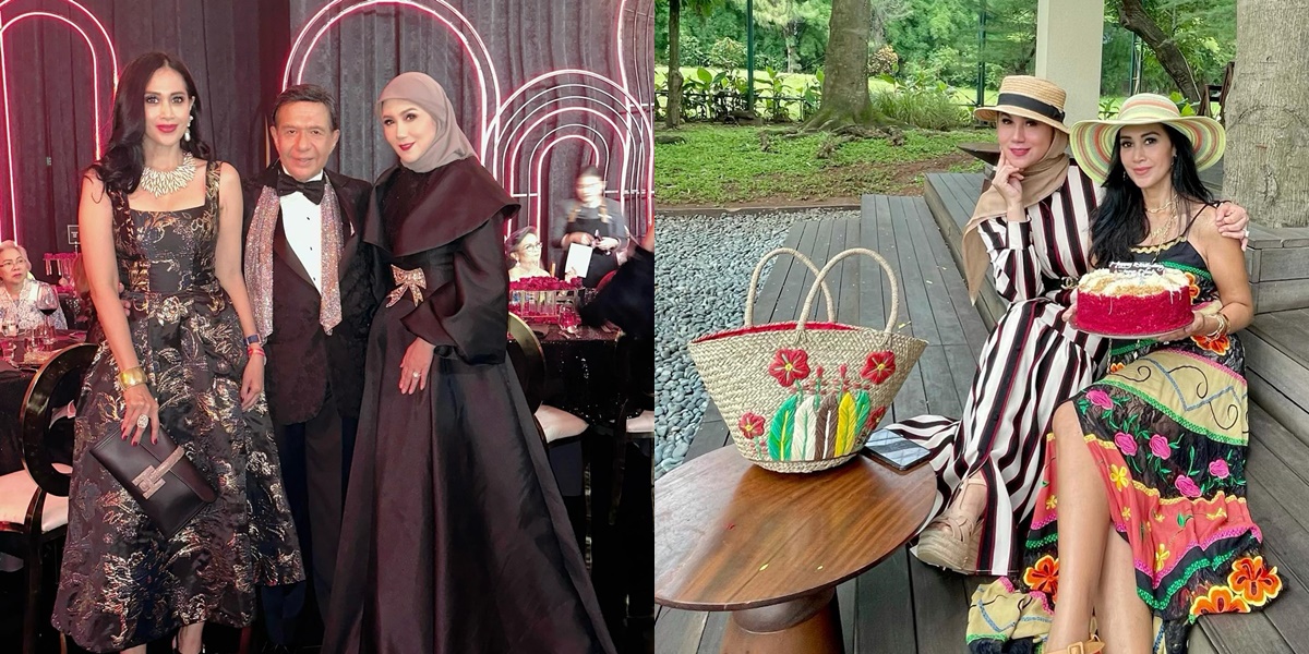 7 Portraits of Diah Permatasari and Marini Zumarnis' Style Battle, Senior Celebrities Married to Wealthy Businessmen - Now Become Timeless Socialites