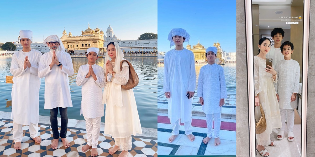 7 Portraits of Bunga Zainal's Children in India, Visiting the Golden Temple and Participating in Religious Rituals