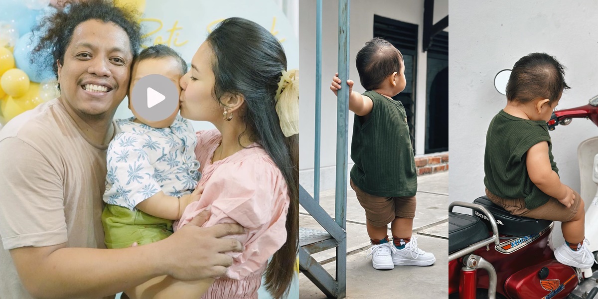 7 Beautiful Portraits of Indah Permatasari and Arie Kriting's Adorable Child Like Torn Bread