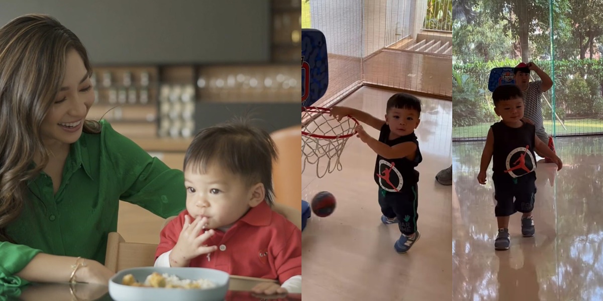 7 Potret Baby Izz, Nikita Willy's Child, Joining Basketball Lessons, Netizens: Is It Allowed to be this Cute?