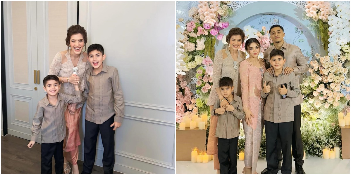 7 Photos of Carissa Puteri Looking Stylish with Her Elegant and Harmonious Family, Check Out Moments from the Engagement of Shalva Rizaldi