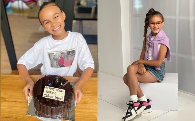 7 Photos of Chloe Putri Melaney Ricardo who is now 10 years old, Getting Skilled at Posing like a Model