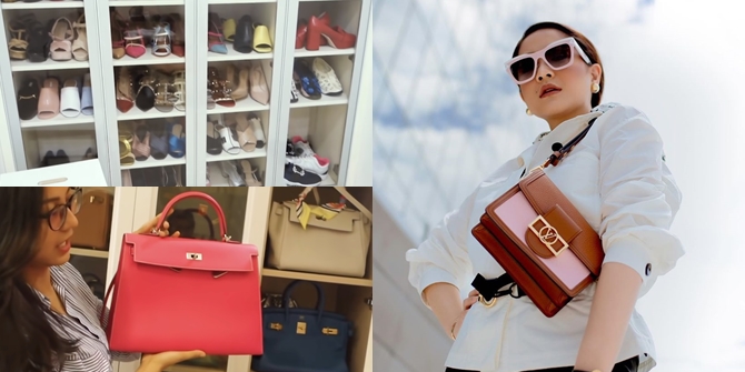 7 Portraits of Nagita Slavina's Closet, There is a Luxury Bag Given by Raffi Ahmad Before Marriage