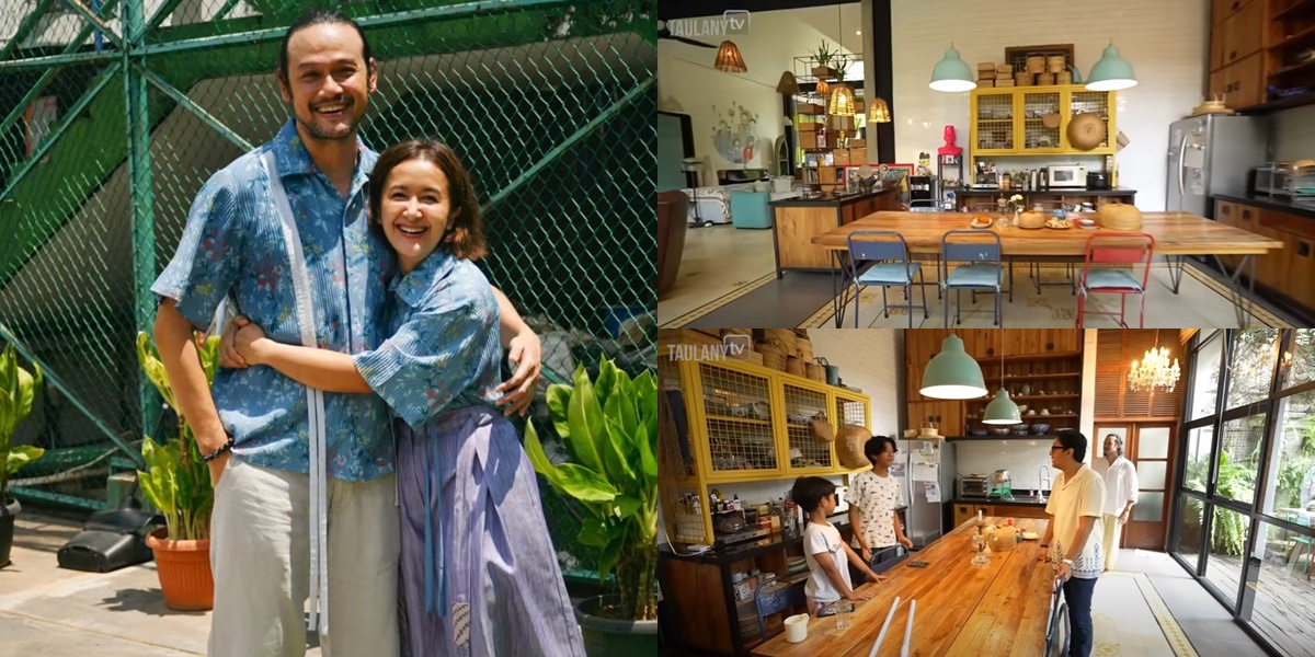 7 Unique, Artistic Photos of Widi Mulia and Dwi Sasono's Kitchen - There’s a Custom Rack Made from Recycled Items