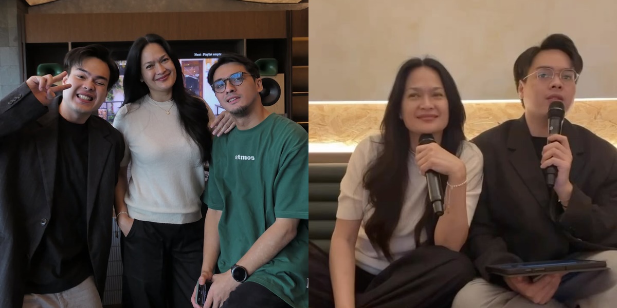 7 Photos of Donna Harun Gathering with Ricky Harun and Jeje Soekarno, Eating While Karaoke - Mother and Children Both Look Young