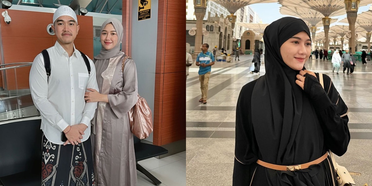 7 Portraits of Erina Gudono, Kaesang Pangarep's Wife during Umrah, Appearing Heartwarming