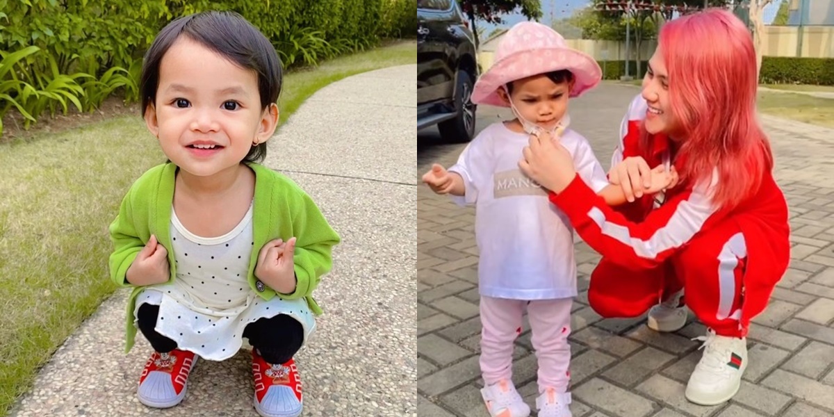 7 Adorable Pictures of Evelin Nada Anjani with Her Adopted Child, Showing Their Love for Each Other