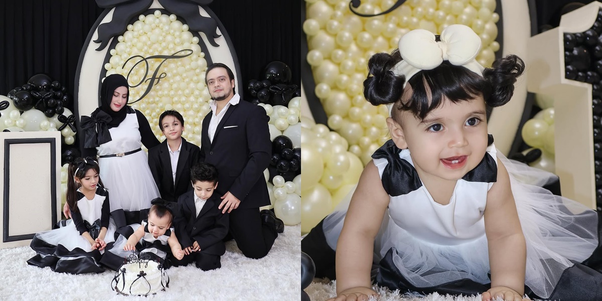 7 Portraits of Fatimah, Tasyi Athasyia's Fourth Child, Celebrating Her First Birthday, Finally Her Face Revealed to the Public