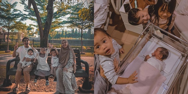 7 Portraits of Ricky Harun and Herfiza's Harmonious Family, Happiness Feels Complete with the Arrival of Their Fourth Child