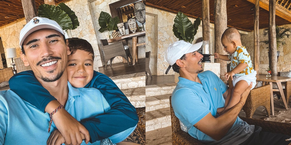 7 Portraits of Vincent Verhaag's Togetherness with Jessica Iskandar's Husband and Their 2 Sons, Can't Tell Which One is Biological and Stepchild