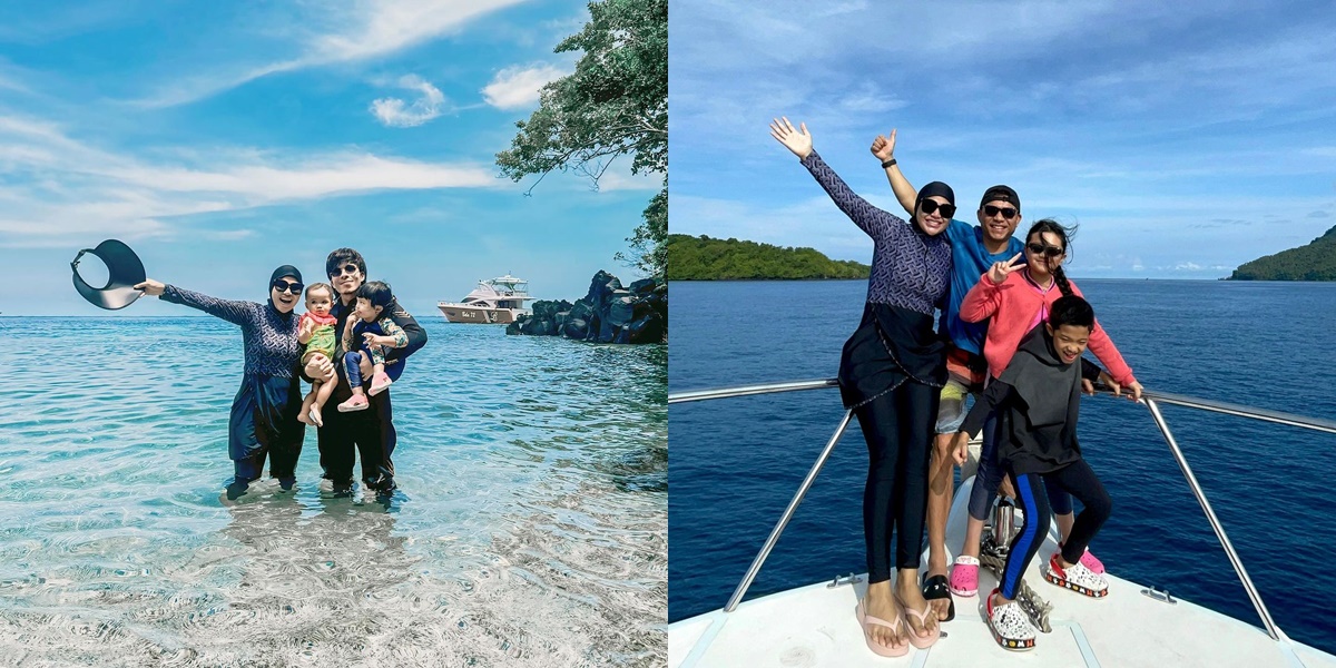 7 Photos of Anang Hermansyah's Family Vacation in Maluku, Aurel Already Looks Slim in Swimwear