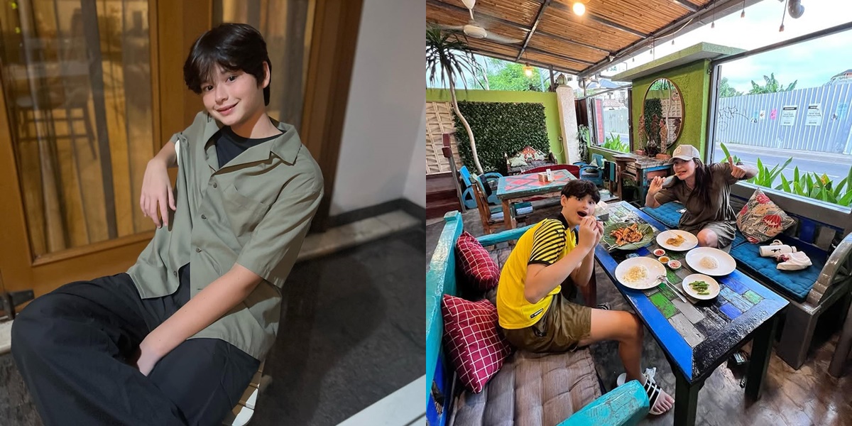 7 Portraits of Kenzou, Tamara Bleszynski's Teenage Son, Enjoying Food at His Mother's Restaurant