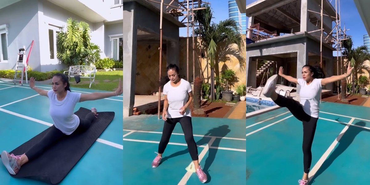 7 Potret Kris Dayanti Maintaining Fitness at 48 Years Old, Her Body is Very Flexible