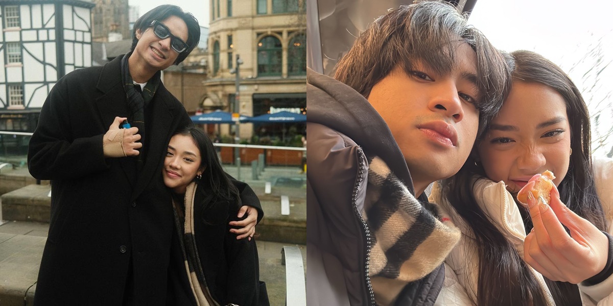 7 Photos of Devano Danendra and Baila Fauri's Vacation in England, Focusing on the Beautiful Girlfriend