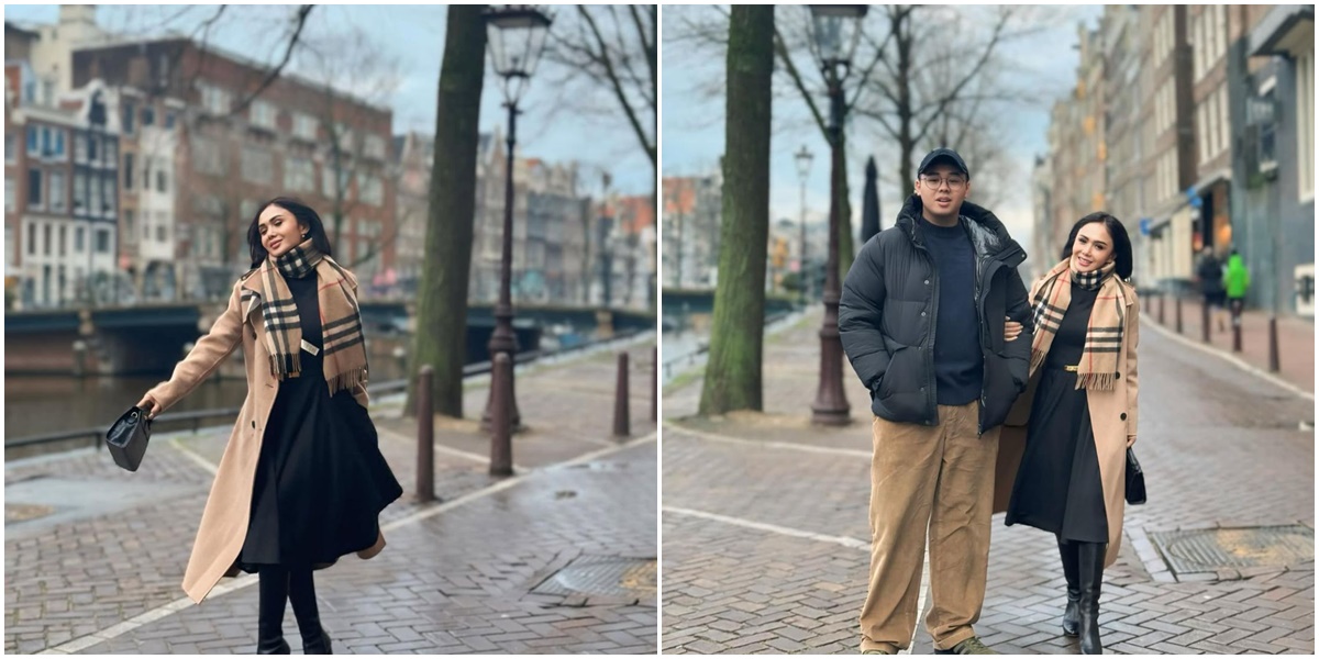 7 Portraits of Yuni Shara's Vacation in the Netherlands, the Warmth of Mother and Child in the Midst of Rain and Winter