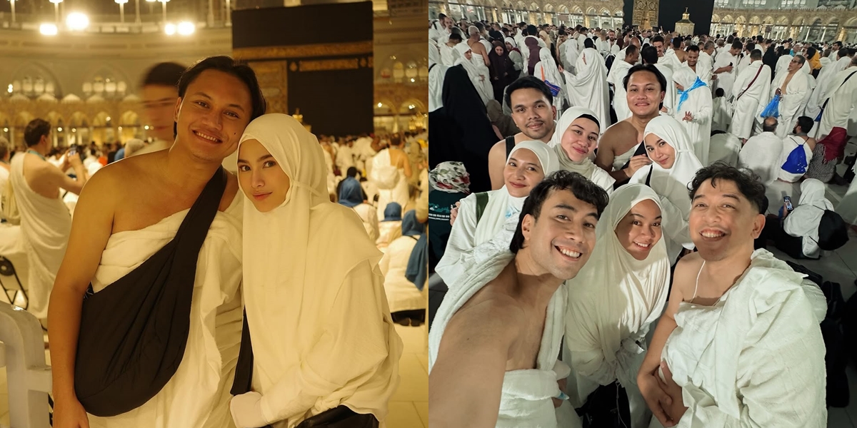 7 Photos of Mahalini's First Umrah After Converting, Departing to the Holy Land While Pregnant with Her First Child