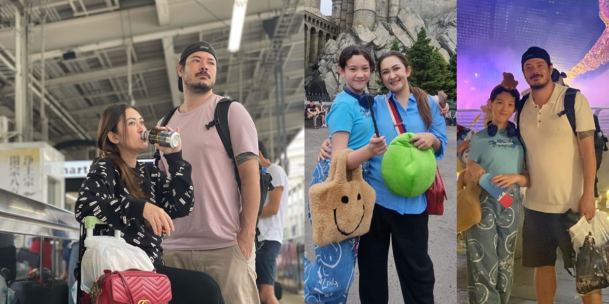 7 Potret Nafa Urbach and Zack Lee Still Harmonious, Vacationing Abroad with Children like a Complete Family - Netizens Keep Asking Them to Reconcile