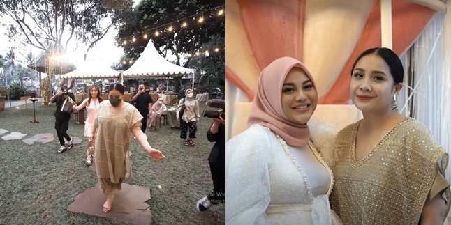 Even though Not in Accordance with the Dress Code, Here are 7 Photos of Nagita Slavina at Aurel Hermansyah's Baby Shower that Still Look Stunning in a Green Dress