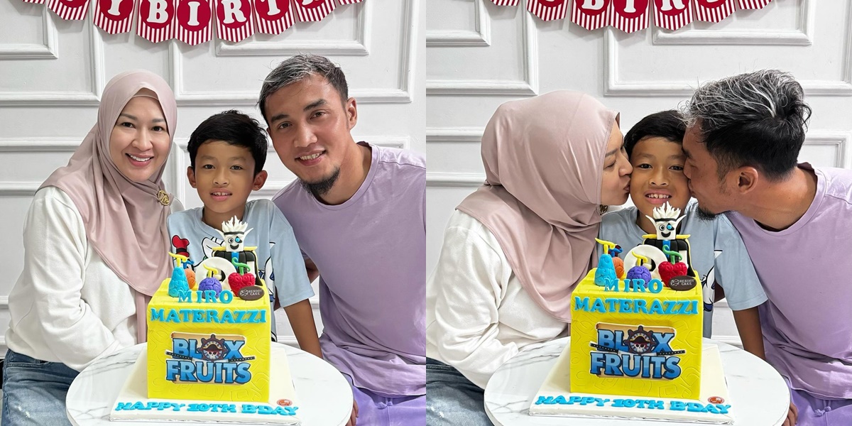 7 Portraits of Okie Agustina and Gunawan Dwi Cahyo Celebrating Their Child's Birthday