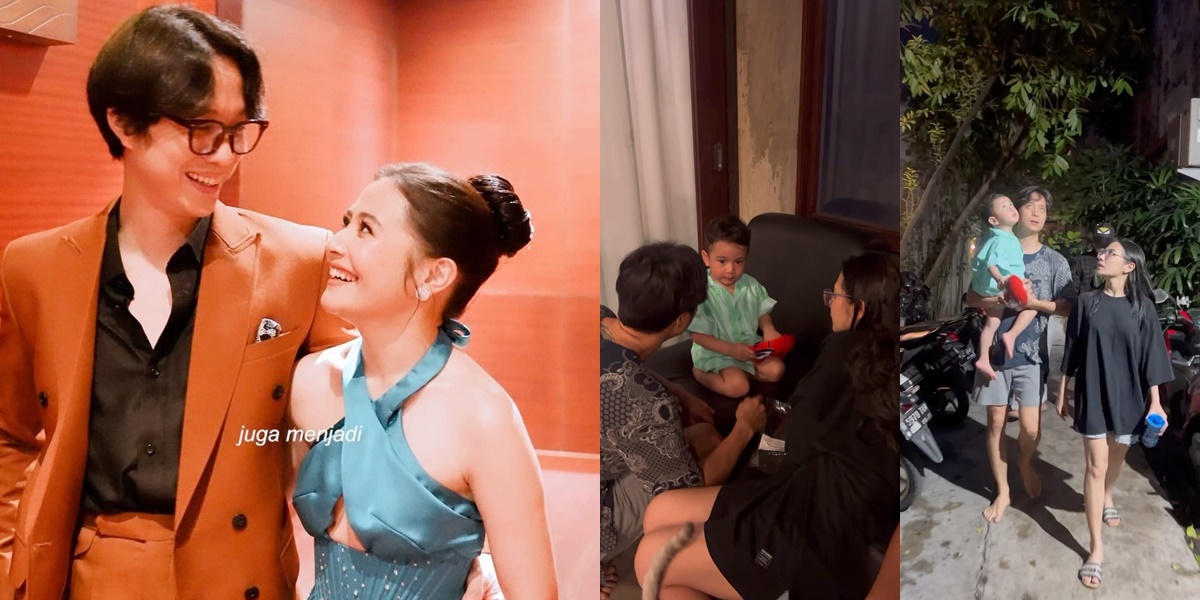 7 Photos of Prilly Latuconsina and Dikta Taking Care of Rayyanza, The Vibe is Like One Family