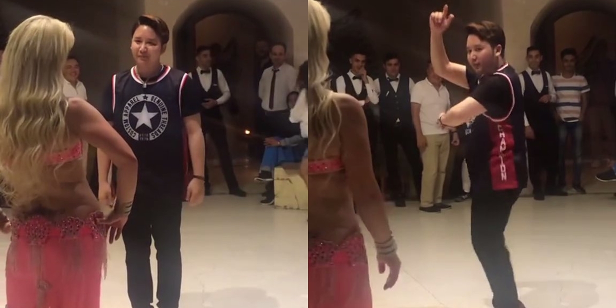 7 Photos of Rangga SMASH Battling Belly Dance in Turkey, No Less Skilled - The Dancer Even Looks Insecure