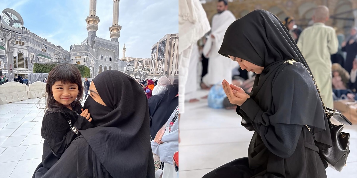 7 Photos of Ria Ricis Performing Umrah During Ramadan with Moana