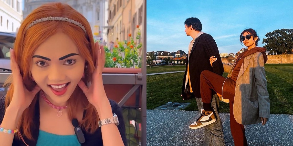 7 Portraits of Rina Nose as Nur Gemilang While Traveling in the Netherlands, Not Embarrassed But Instead Funny - Her Eyebrows are On Point