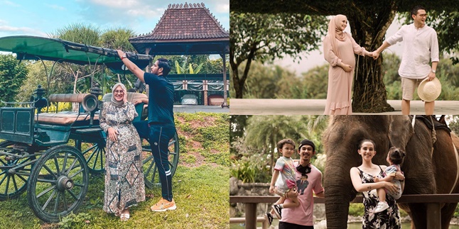 7 Moments of Celebrities' Vacation While Pregnant, Maternal Aura Shining Brighter - There's a Husband Who's Always Alert