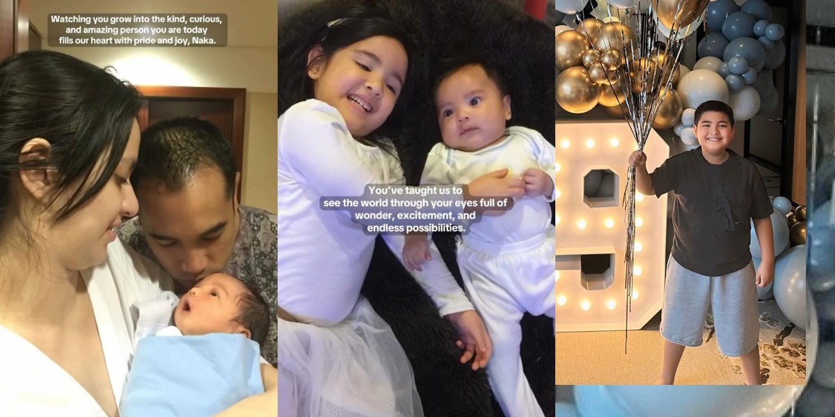 7 Photos of the Transformation of Mainaka, Nia Ramadhani's Second Child, Looking More Handsome and Taller