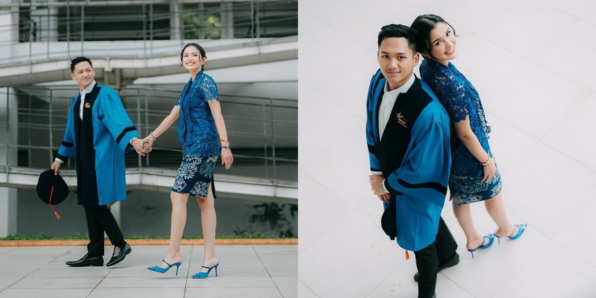 7 Portraits of Azriel Hermansyah's Graduation with Sarah Menzel, Vibes like Pre-Wedding Photos