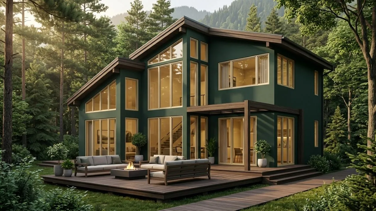 7 Paint Colors for Homes Surrounded by Many Trees, Makes the House Look Cool and Elegant