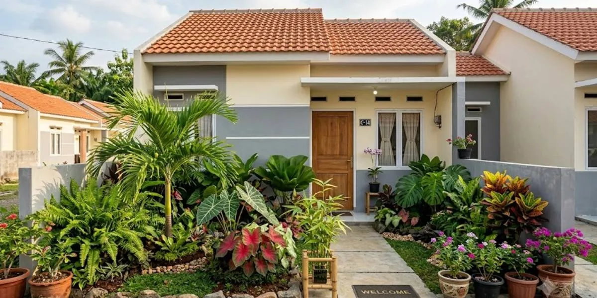 8 Mini Tropical Garden Ideas for Subsidized Homes, Transform Limited Land into a Green Space