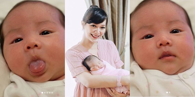 8 Potraits of 1-Month-Old Yuanita Christiani's Child, Getting More Adorable - Likes to Pose Funny