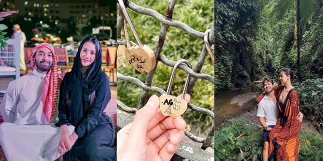 8 Photos of Anya Geraldine Putting Love Locks in Paris, Not Forgetting Her Signature Thumbs Up Pose