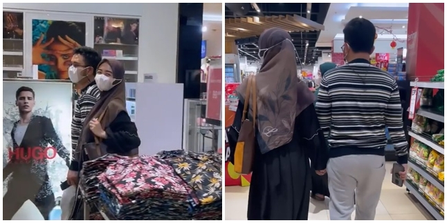 8 Beautiful Maternity Photos of Ega Noviantika Shopping with Rafly DA, Happiness Awaits the Birth of Their Second Child