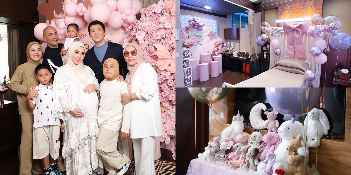 8 Stunning Detail Portraits of Syahrini's Luxurious Delivery Room in Singapore, Filled with Beautiful Pink Ornaments