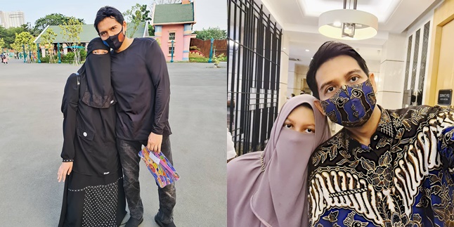 8 Photos of Nokia Alike, Lucky Hakim and Indadari's Children who Have Never Been Highlighted, Now They Are Teenagers - Appearing Wearing a Veil Like Their Mother