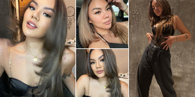 8 Latest Photos of Shafa Harris with Blonde Highlight Hair - Wearing Transparent Bustier, Even Hotter and More Western!