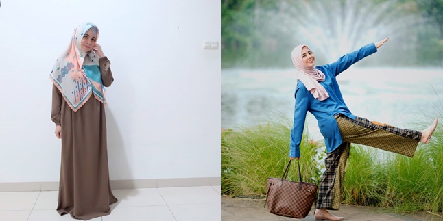 8 Photos of Risty Tagor's OOTD Hijab Style Transformation, From Modest Wearing Gamis to Stylish Like a Teenager