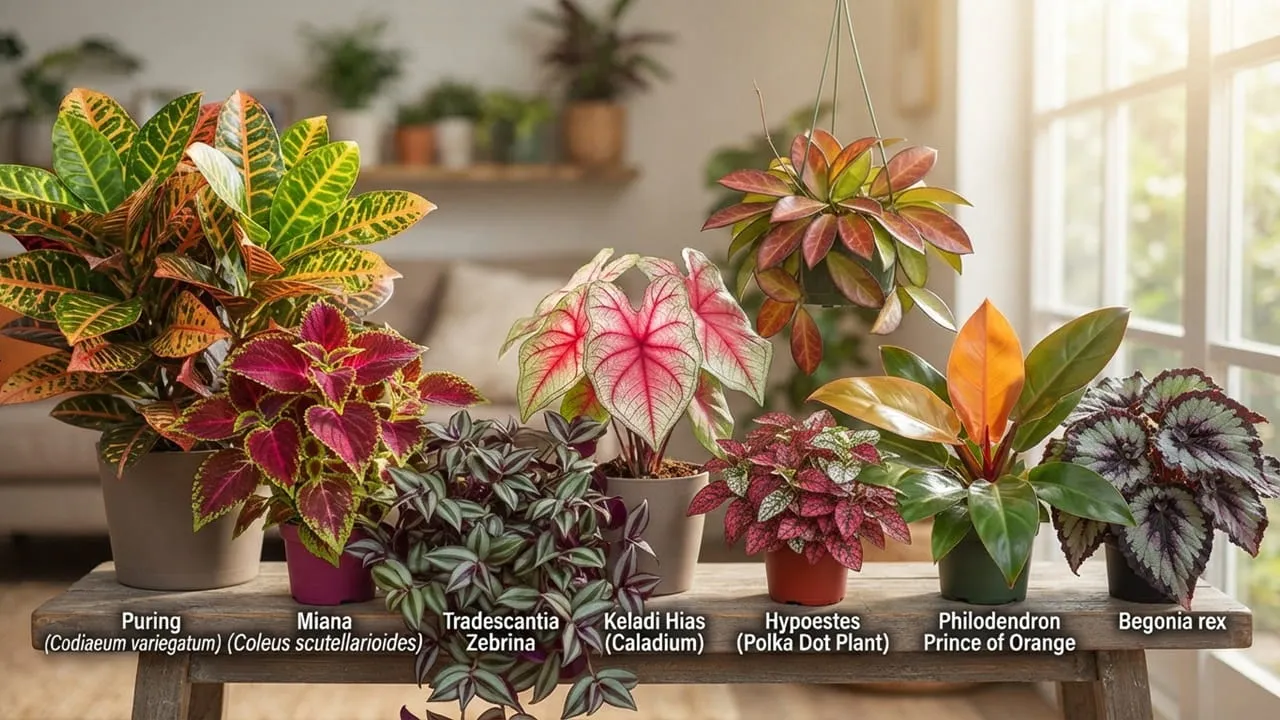 8 Ornamental Plants Whose Leaves Change Color When Exposed to Light, Beautify Your Home
