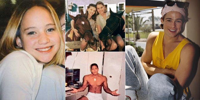 9 Old Photos of Hollywood Artists When They Were Teenagers, From Jennifer Lawrence to Brad Pitt!