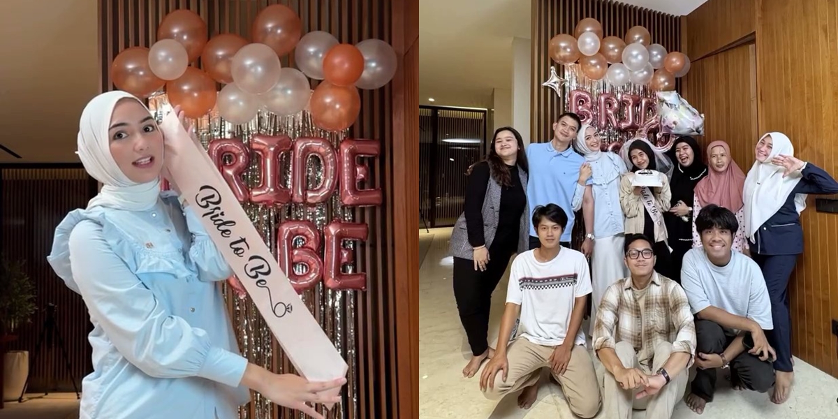 9 Snapshots of Citra Kirana Surprising Her Employee with a Bridal Shower, Crown Even Broken by Her Child