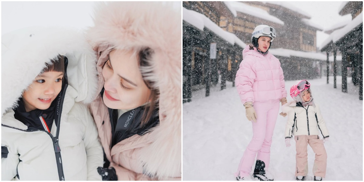 9 Warm Moments of Shandy Aulia and Claire in the Cold Snow of Japan