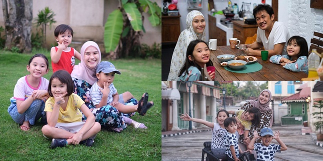 9 Exciting Portraits of Zaskia Adya Mecca's Family Fasting in Yogyakarta, Children Stay Up All Night Waiting for Sahur