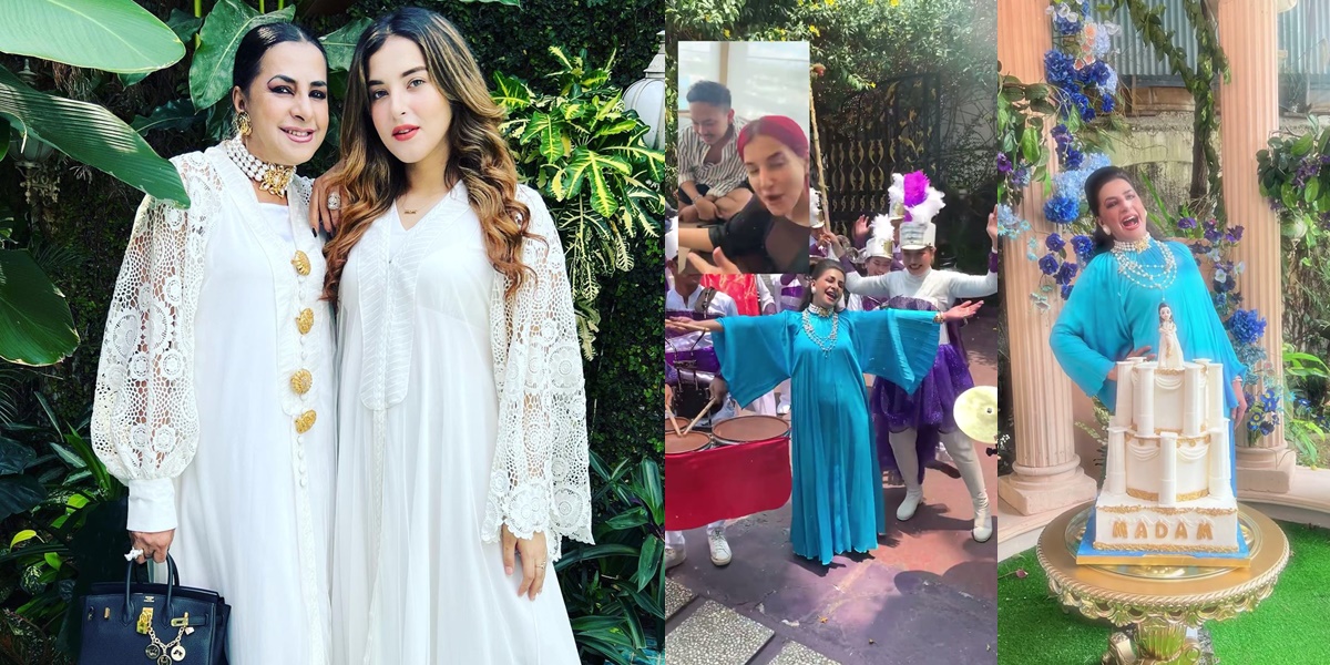 9 Photos of Birthday Surprise for Tasya Farasya's Mother, Using a Drum Band - The Gifts are Not Ordinary