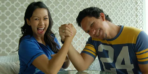 Melanie Putria dan Angga, Tak sabar Menunggu Januari 