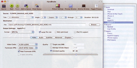 library for handbrake mac