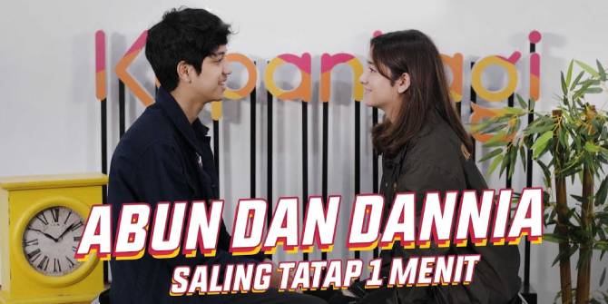 Abun Sungkar & Dannia Salsabila Exchange Compliments