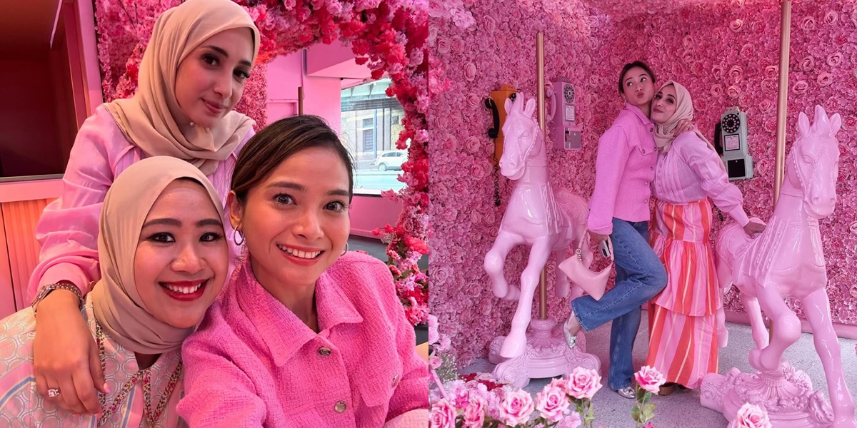 Acha Septriasa Attends Miska Sungkar's Birthday Party in Sydney with a Pink Theme