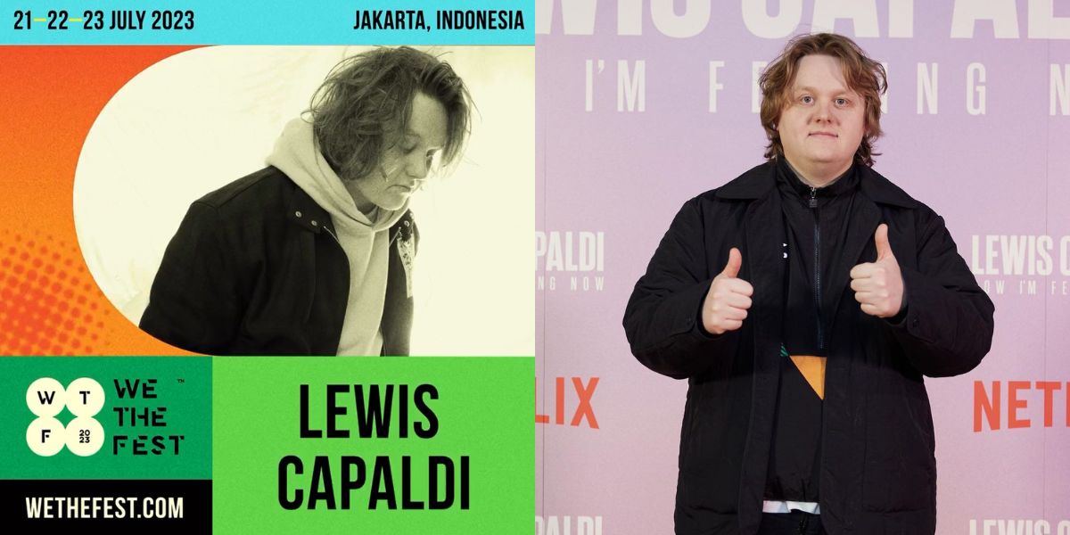 There is a Health Problem, Lewis Capaldi Cancels Performance at We The Fest Jakarta 2023